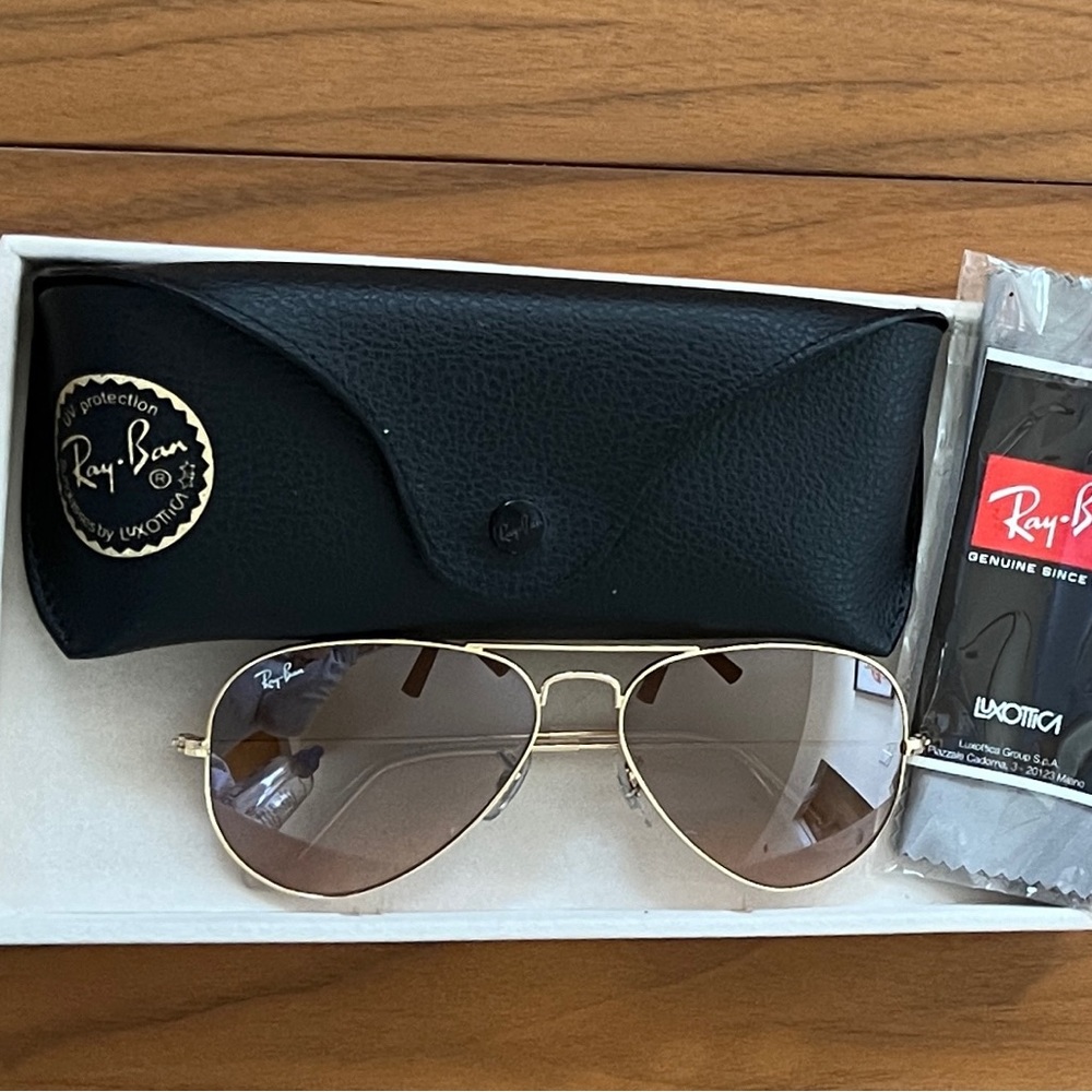 Rayban Brown/Gold Aviator